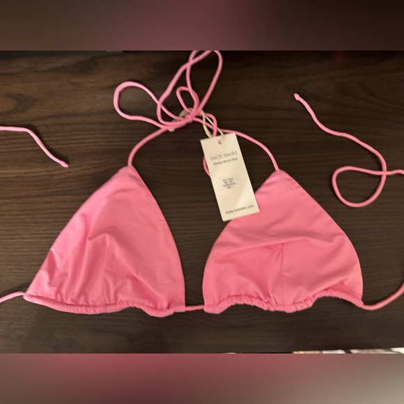 Revolve RIOT SWIM Bixi Bikini Top in Bubblegum Size L NWT - Picture 1 of 4
